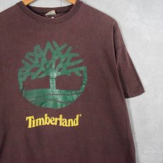 画像1: 70〜80's Champion USA製 バータグ "Timberland" ロゴプリントTシャツ XL (1)