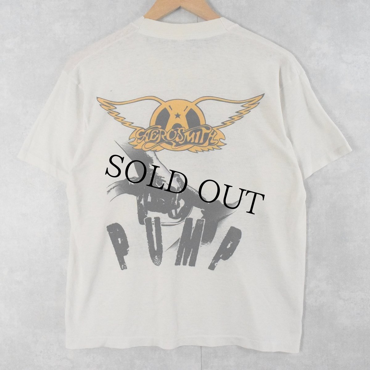 画像2: 80's AEROSMITH "PUMP" ロックバンドツアーTシャツ (2)