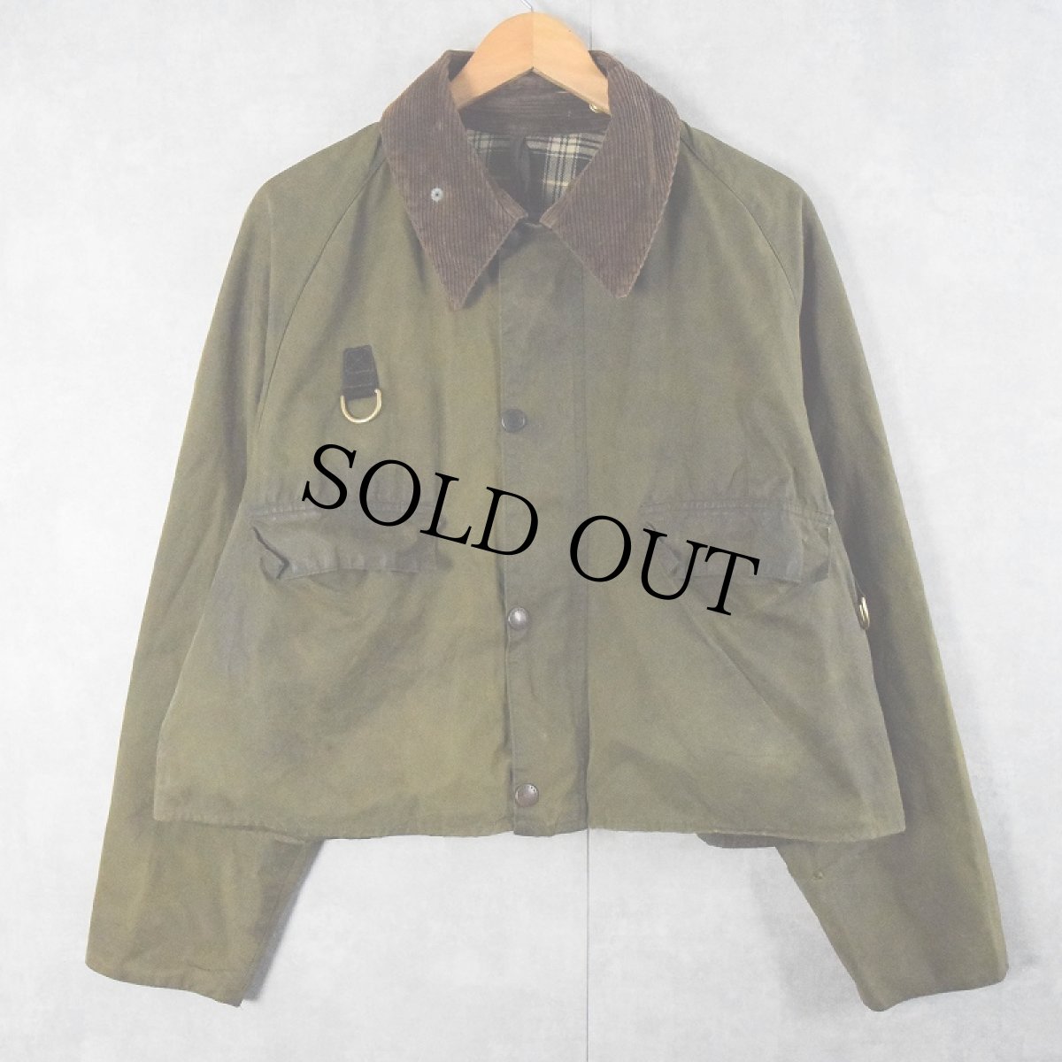 画像1: 90's Barbour ENGLAND製 "SPEY" オイルドジャケット 3ワラント XL (1)