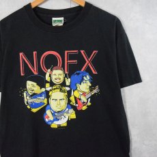 画像1: 2002 NOFX パンクロックバンド プリントTシャツ (1)