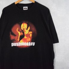 画像1: pushmonkey "OPEN YOUR FUCKING EARS" ロックバンド プリントTシャツ 2XL (1)