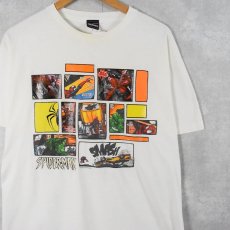 画像1: 2000's MARVEL SPIDER-MAN × HULK キャラクタープリントTシャツ L (1)