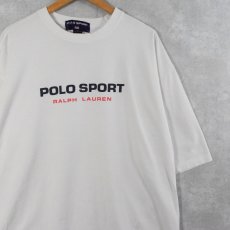 画像1: 90's ブート POLO SPORT Ralph Lauren USA製 ロゴプリントTシャツ XXL (1)