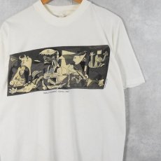 画像1: 90's Pablo Picasso "Guernica" アートTシャツ XL (1)