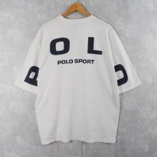 画像2: 90's ブート POLO SPORT Ralph Lauren USA製 ロゴプリントTシャツ XXL (2)