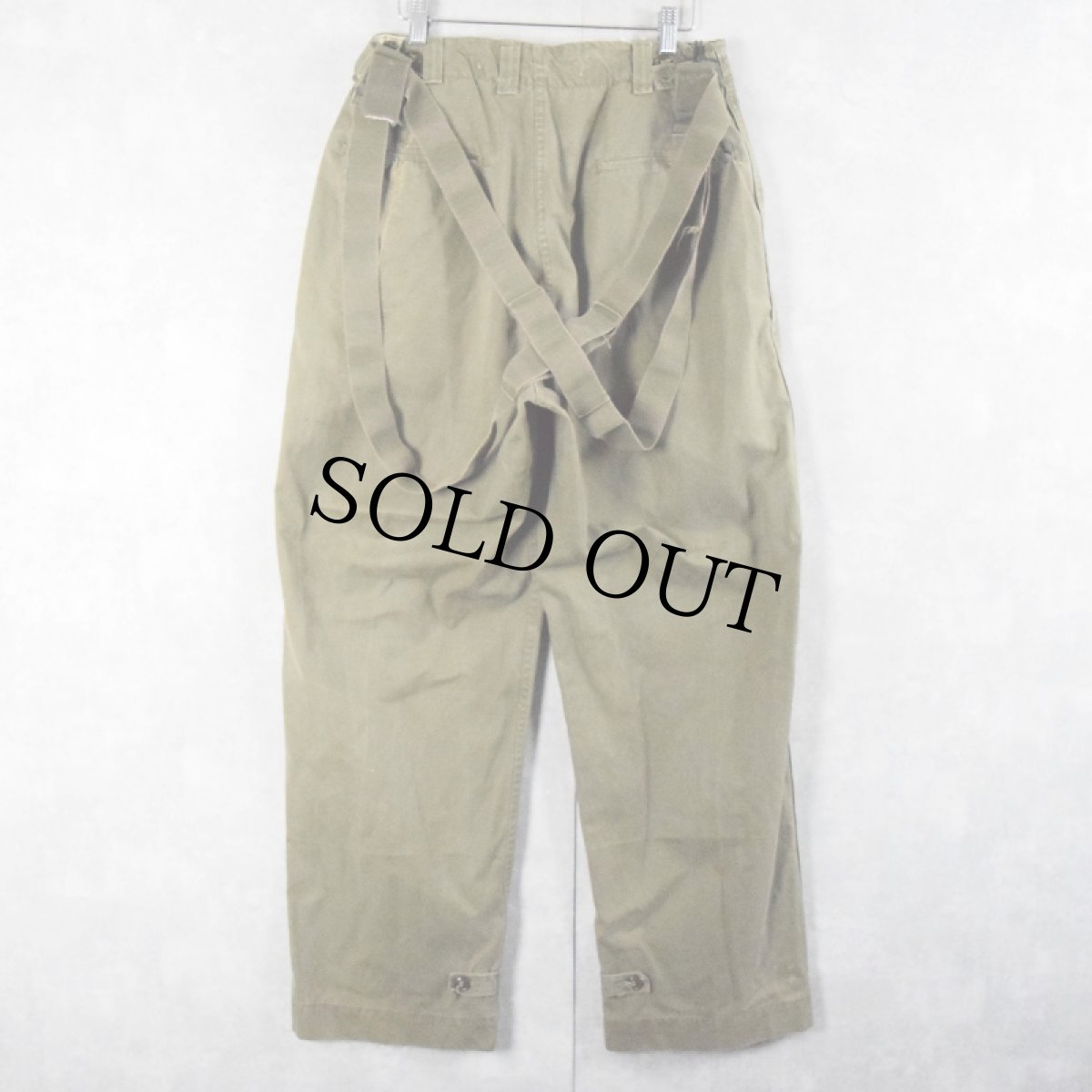 画像2: 40's U.S.ARMY M-43 サスペンダー付き フィールドパンツ (2)