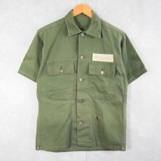 画像2: 40's U.S.ARMY M-47 13スター コットンサテン ユーティリティシャツ/パンツ SETUP (2)