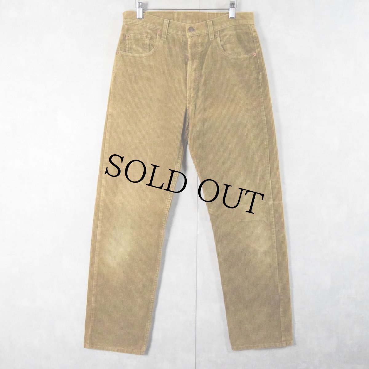 画像1: 【SALE】 90's EURO Levi's 401 コーデュロイパンツ W31 (1)