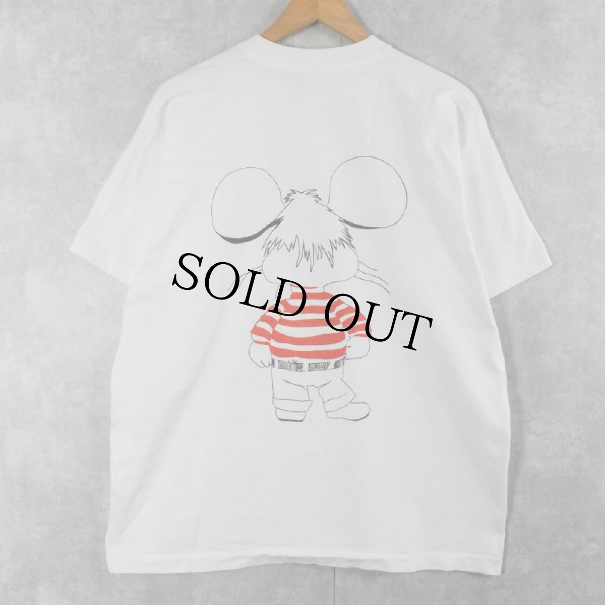 画像2: 90's Topo Gigio キャラクタープリントTシャツ XL (2)