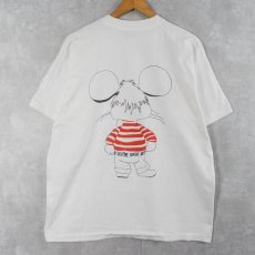 画像2: 90's Topo Gigio キャラクタープリントTシャツ XL (2)