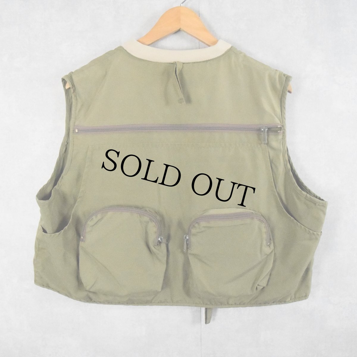 画像2: 80's ORVIS KOREA製 フィッシングベスト M (2)