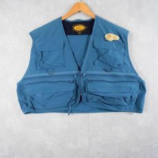 画像1: 【SALE】 〜90's Woolrich CLASSIC 60/40クロス フィッシングベスト XXL (1)
