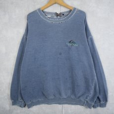 画像2: 90's〜 QUIKSILVER USA製 ロゴプリントスウェット L (2)