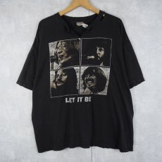 画像1: 90〜2000's THE BEATLES USA製 "LET IT BE" ロックバンドTシャツ BLACK (1)