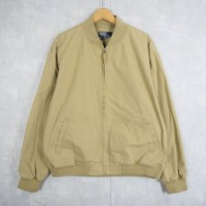 画像1: POLO Ralph Lauren "MILITARY TYPE" コットンジップジャケット L (1)