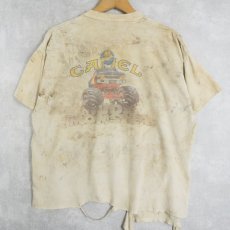 画像1: 1992 CAMEL "MUD & MONSTER" タバコ企業 ロゴプリントポケットTシャツ (1)