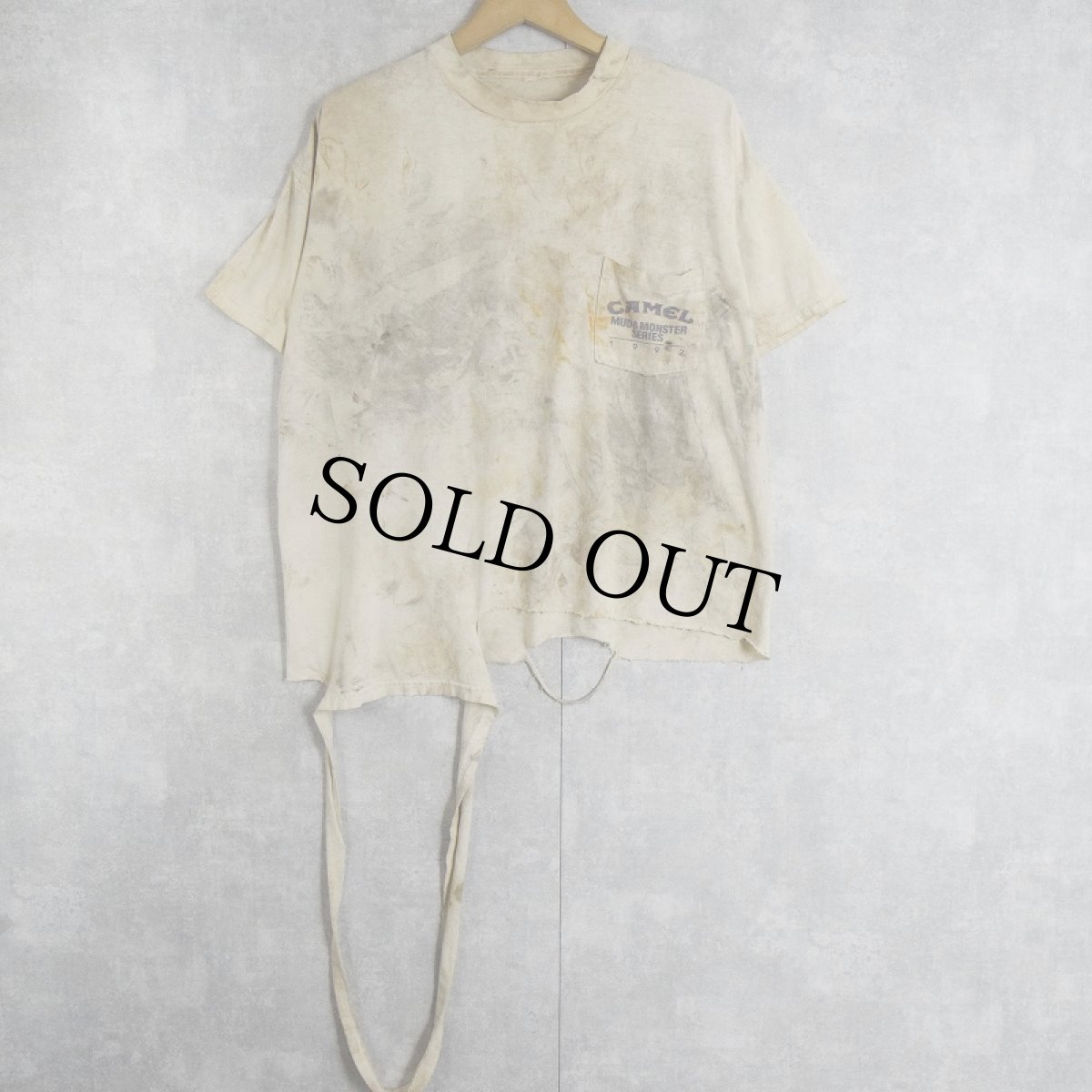 画像3: 1992 CAMEL "MUD & MONSTER" タバコ企業 ロゴプリントポケットTシャツ (3)