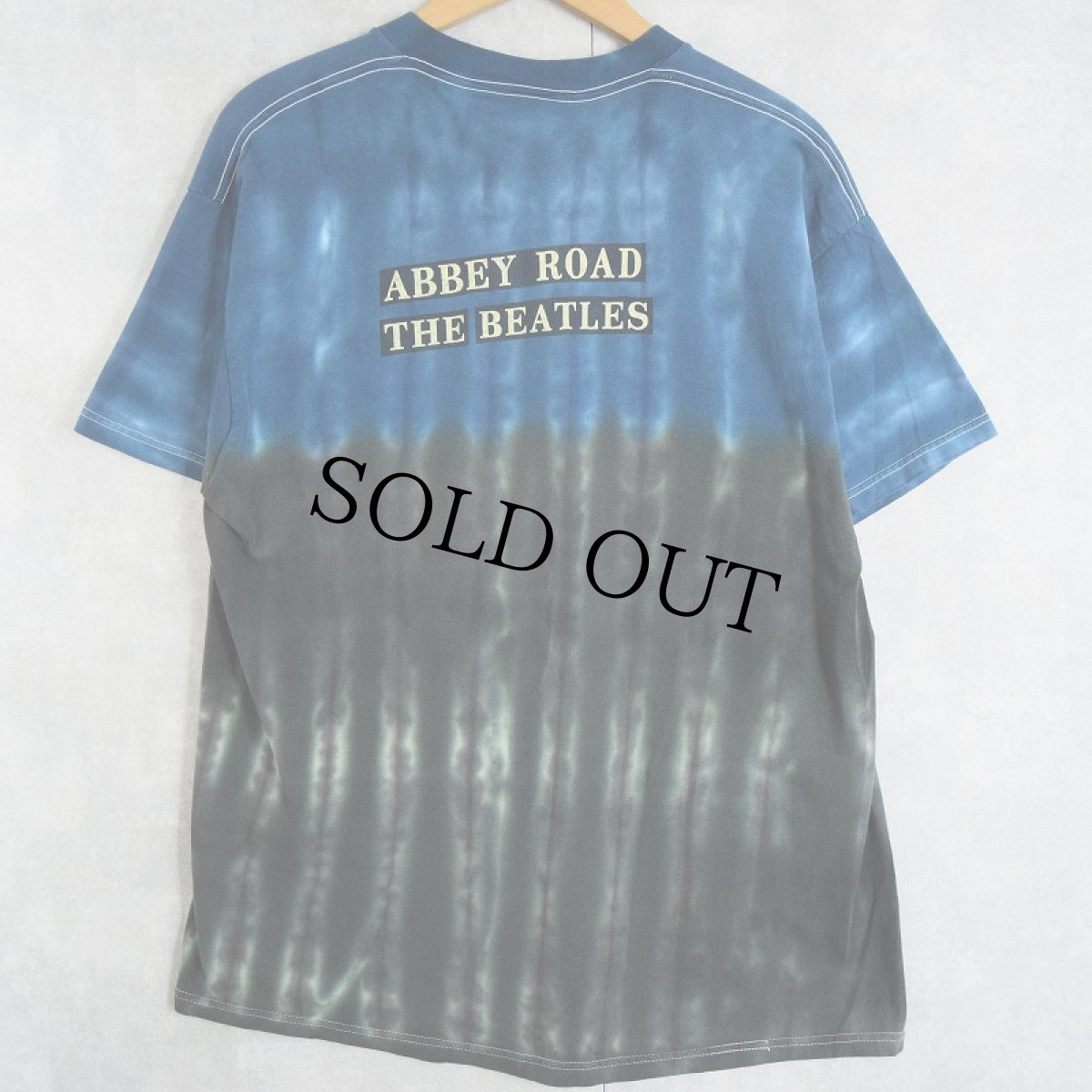 画像2: 1997 THE BEATLES "ABBEY ROAD" タイダイ ロックバンドアルバムTシャツ L (2)