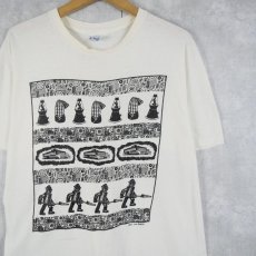 画像1: 80's Ken Brown USA製 アートプリントTシャツ XL (1)