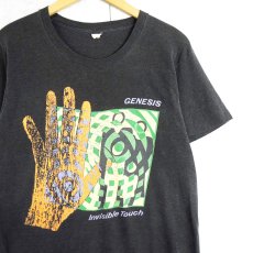 画像1: 80's GENESIS "INVISIBLE TOUCH" ロックバンドアルバムTシャツ (1)