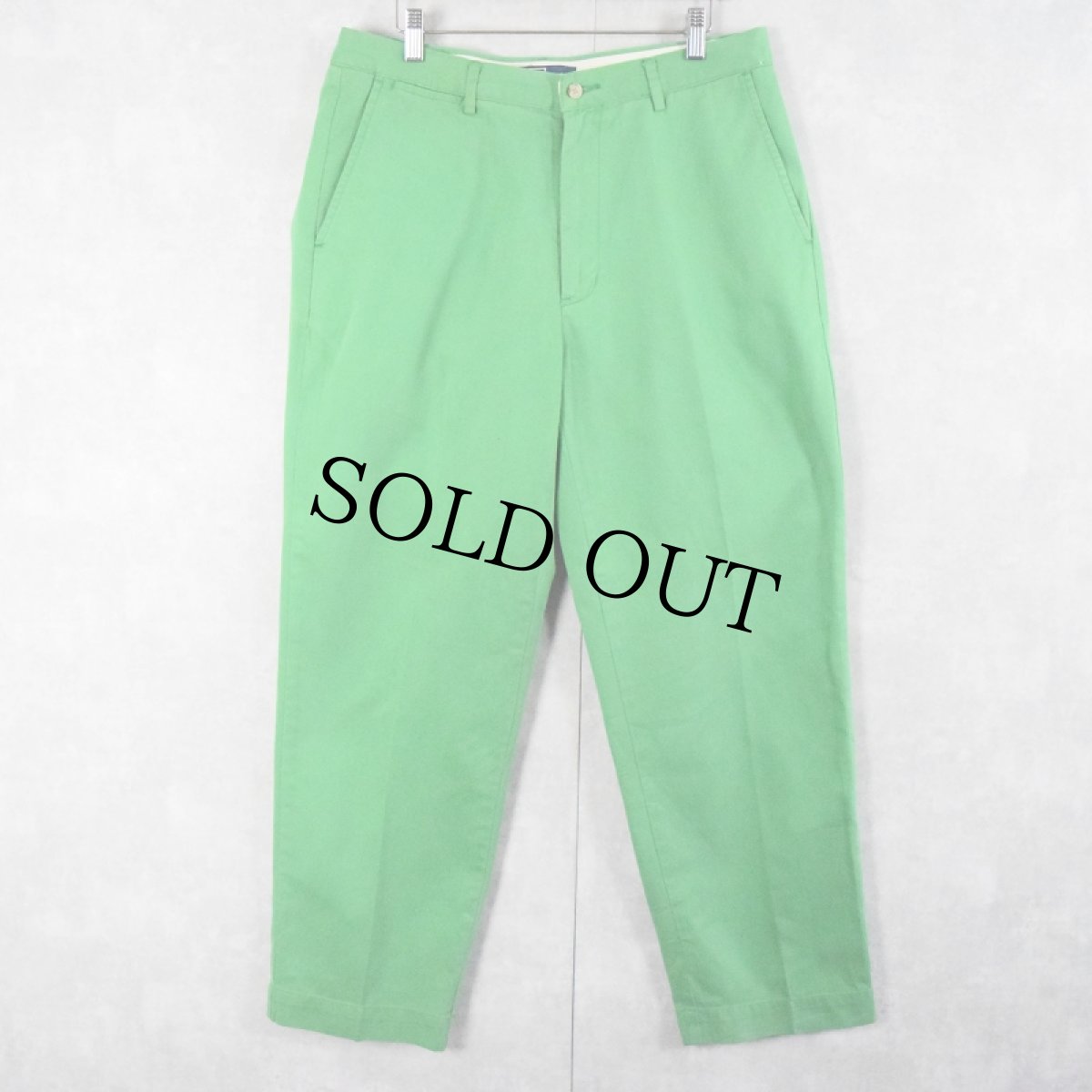 画像1: 【SALE】 POLO Ralph Lauren "CLASSIC CHINO" コットンチノトラウザーズ W33 (1)