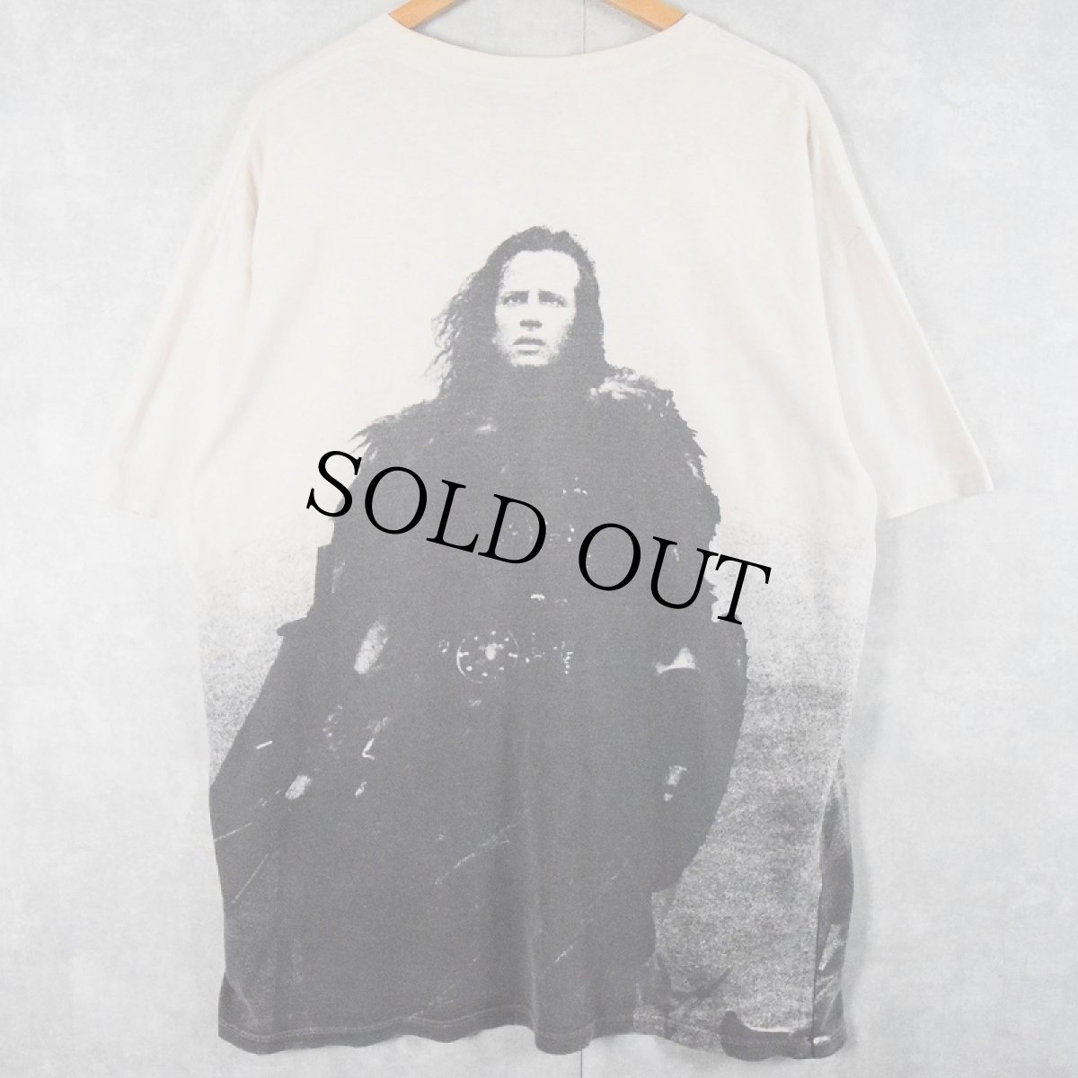 画像2: HIGHLANDER ファンタジーアクション映画 大判プリントTシャツ XL (2)