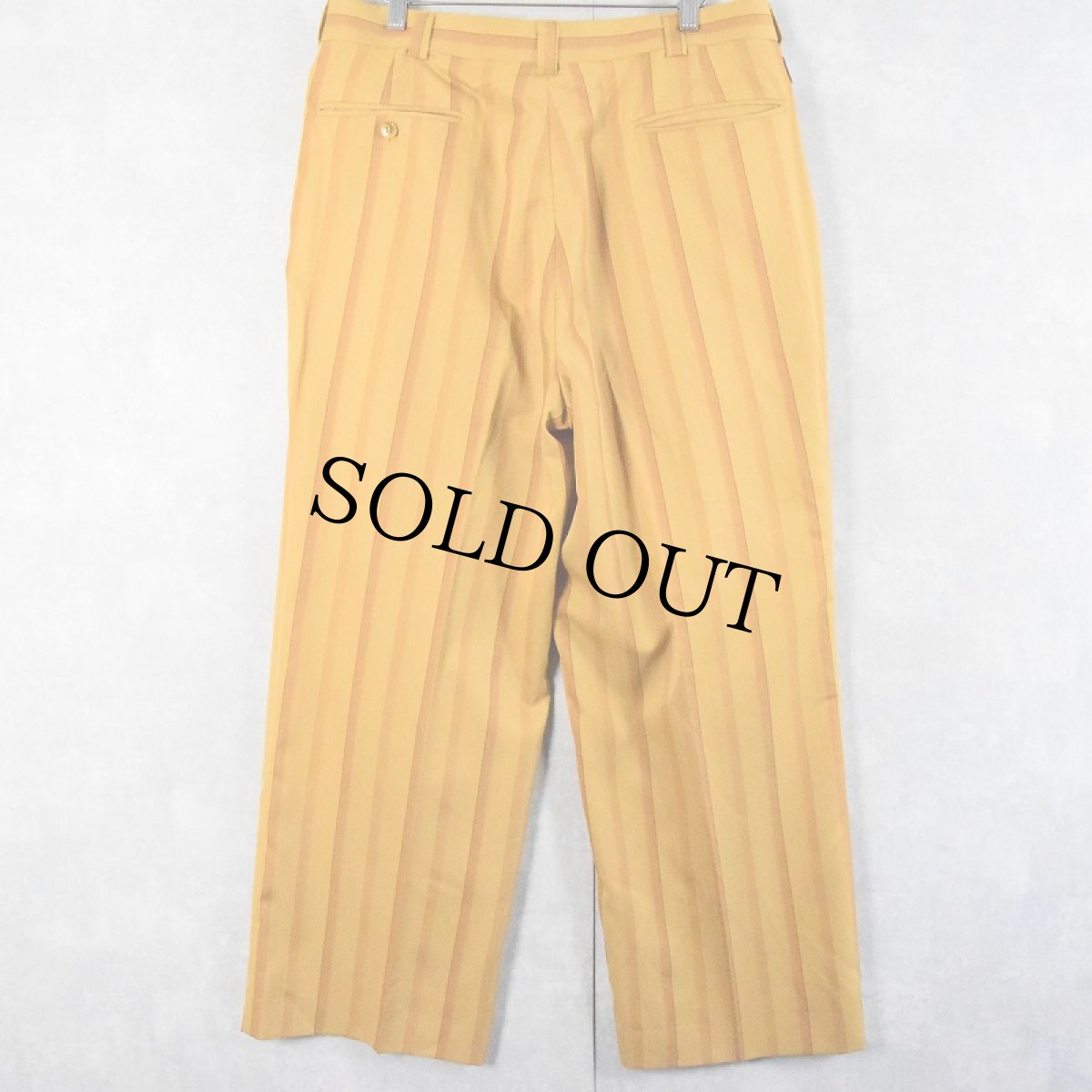 画像2: Falcone マルチストライプ柄 ズートスラックス W35 (2)