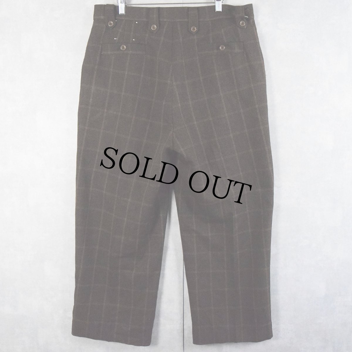 画像2: Smokey Joe's チェック柄 ズートスラックス W36 (2)