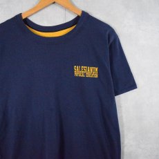 画像1: 70〜80's "SALESIANUM PHYSICAL EDUCATION" ダブルフェイス リバーシブルTシャツ  (1)