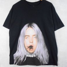 画像1: Billie Eilish "you should see me in a crown" ミュージシャンフォトプリントTシャツ BLACK XL (1)