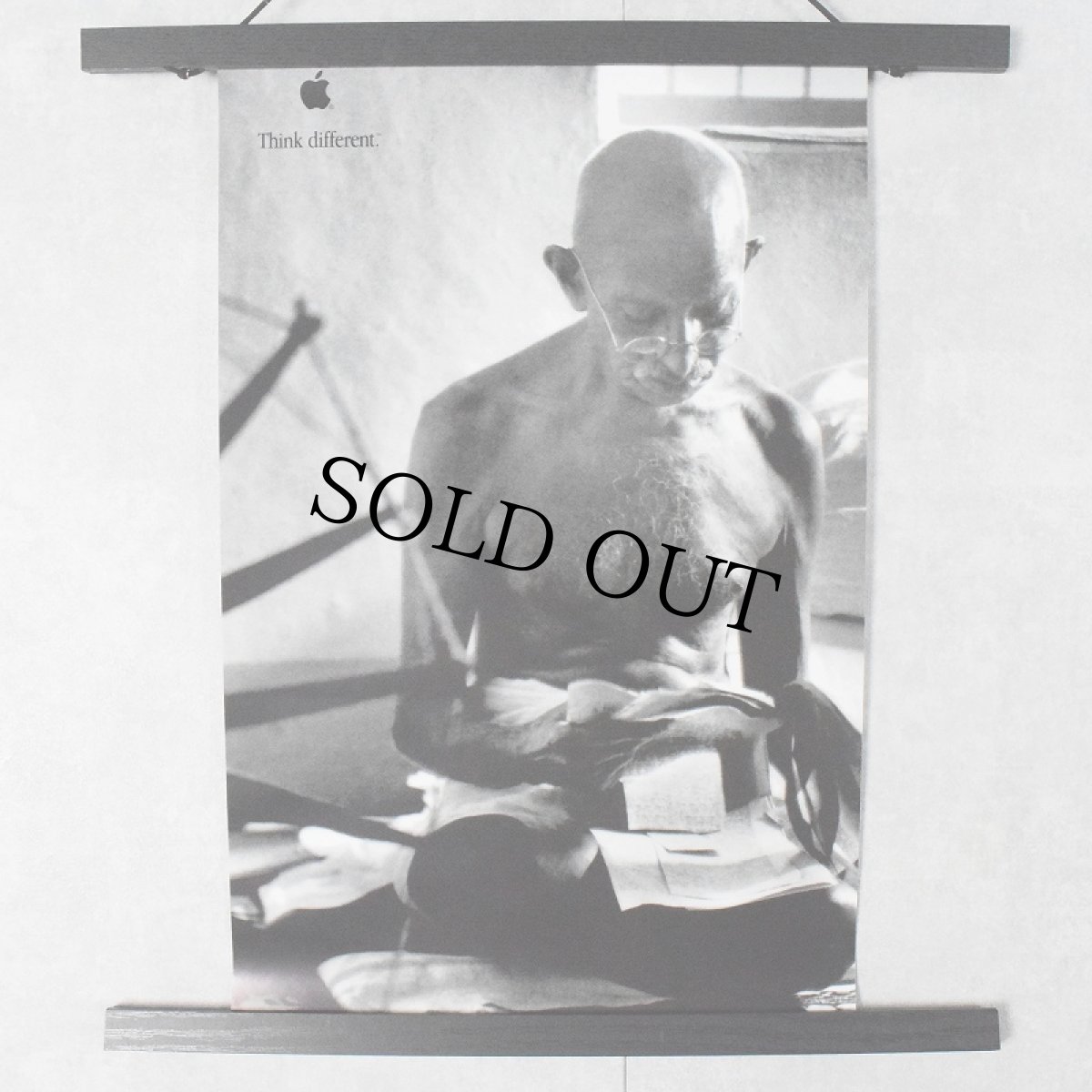 画像1: 90's Apple Think different Poster "Gandhi" (1)
