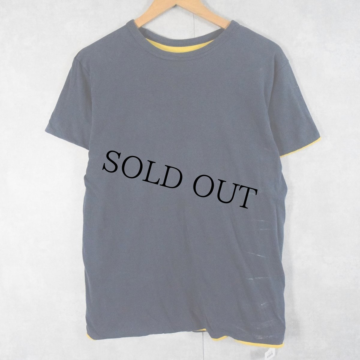 画像2: 80's Champion USA製 トリコタグ "CRH" ダブルフェイス リバーシブルTシャツ L (2)