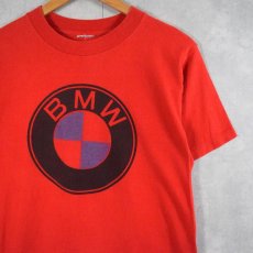 画像1: 90's BMW 自動車メーカー ロゴプリントTシャツ (1)