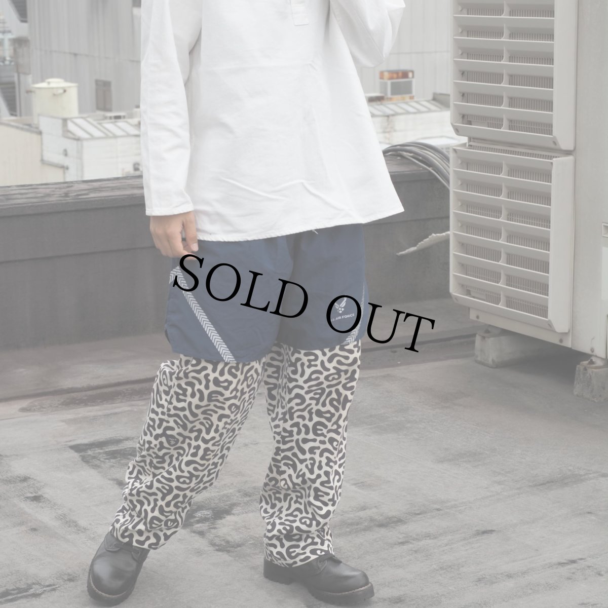 画像2: U.S.AIR FORCE PTU トレーニングショーツ LARGE (2)