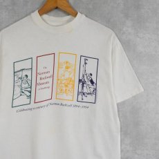 画像1: 90's Norman Rockwell Museum USA製 アートプリントTシャツ M (1)