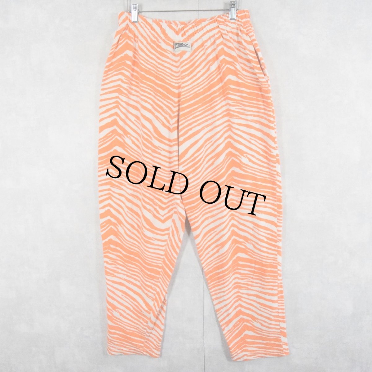 画像1: 90's ZUBAZ 総柄コットンポリイージーパンツ  (1)