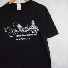 画像1: "The Cold Club" ストリップクラブプリントTシャツ BLACK L (1)