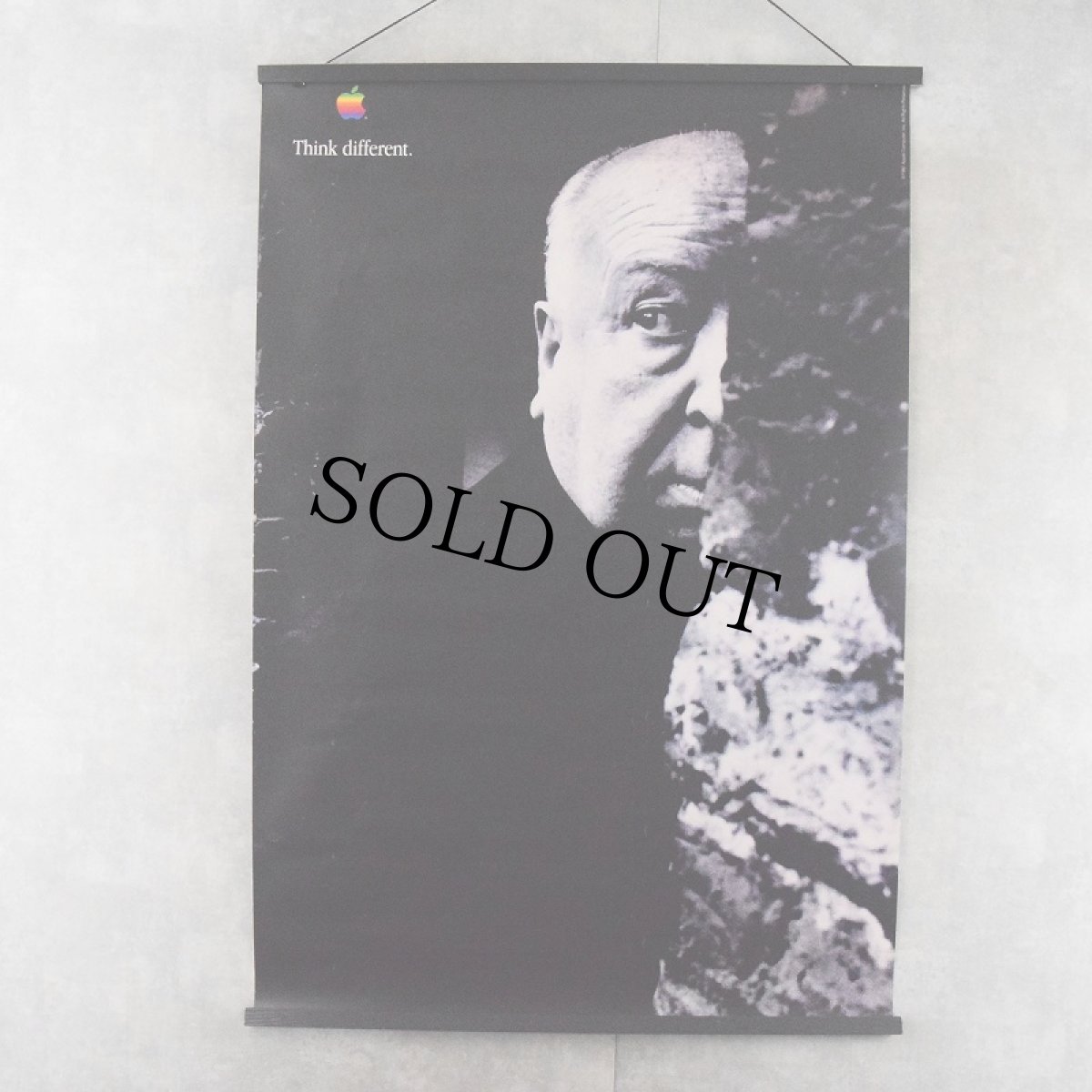 画像1: 90's Apple Think different Poster "ALFRED HITCHCOCK" (1)