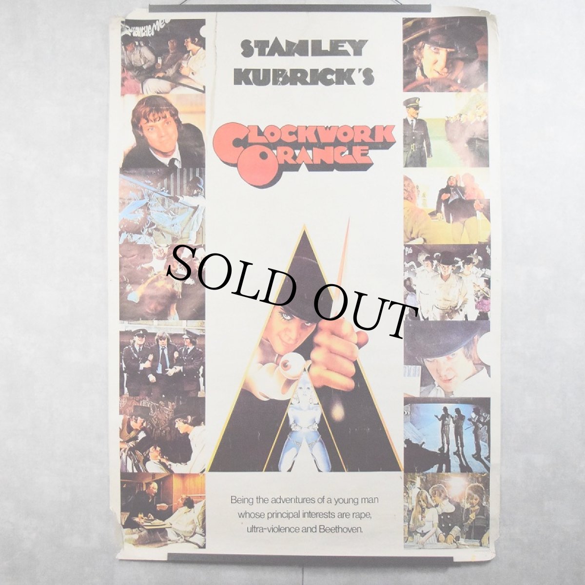 画像1: 90's "A CLOCKWORK ORANGE" Movie Poster (1)