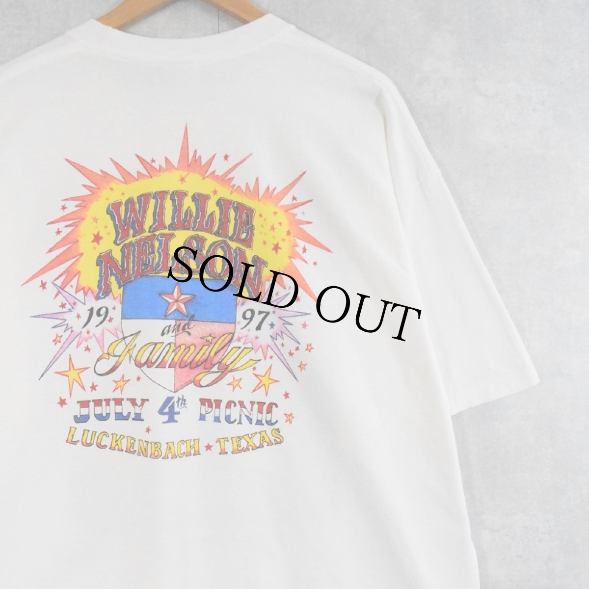 画像2: 1997 WILLIE NELSON & Family カントリーシンガーTシャツ XL (2)