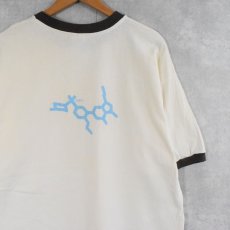 画像2: 90's VIAGRA USA製 医薬品 プリントリンガーTシャツ XL (2)