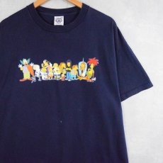 画像1: THE SIMPSONS キャラクタープリントTシャツ XL (1)