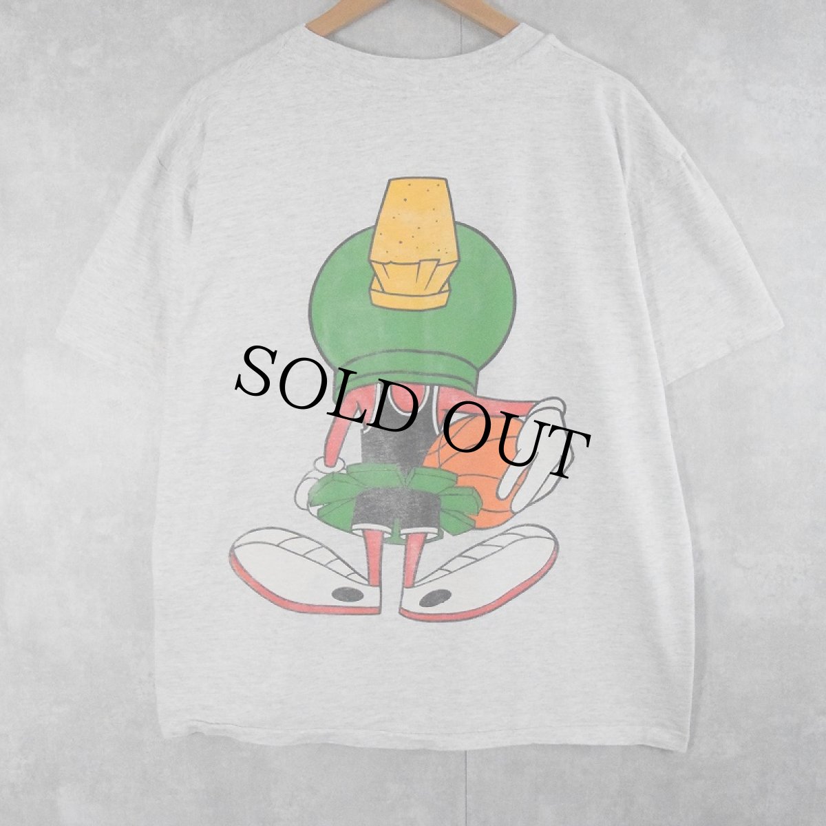 画像2: 90's Looney Tunes USA製 "Marvin the Martian" キャラクタープリントTシャツ XL (2)