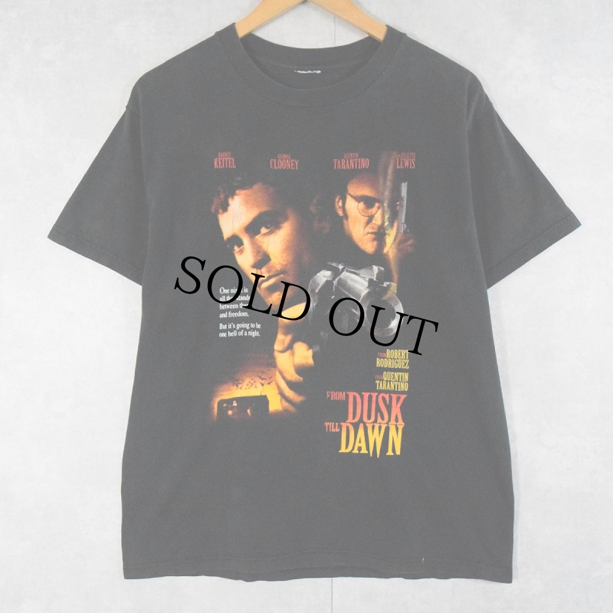 画像1: From Dusk Till Dawn ホラーアクション映画プリントTシャツ  (1)