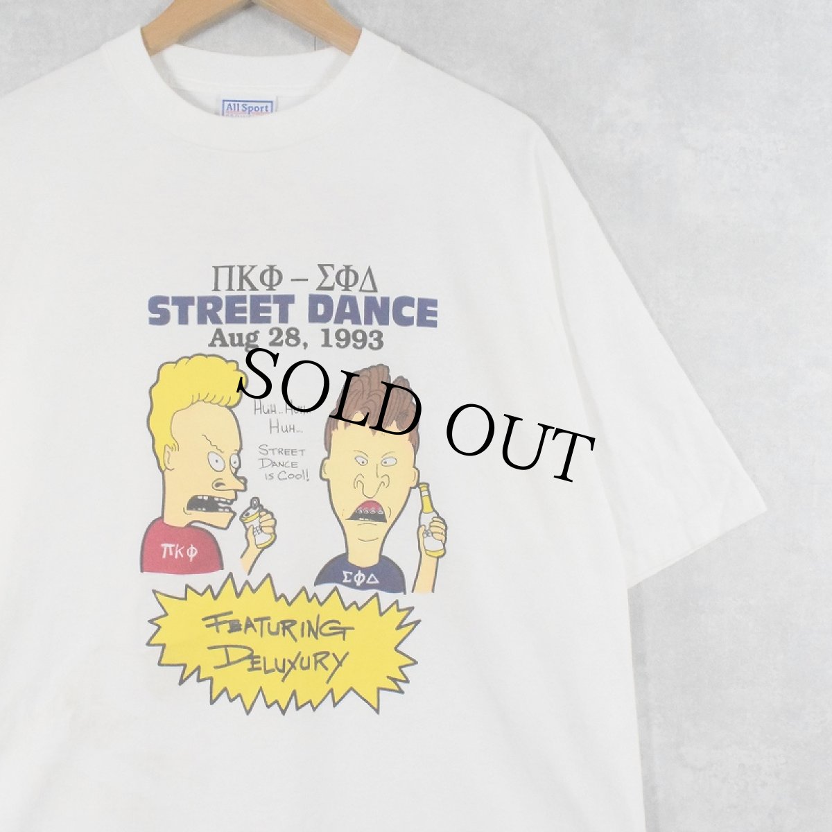 画像1: 90's BEAVIS AND BUTT-HEAD USA製 キャラクタープリントTシャツ XL (1)