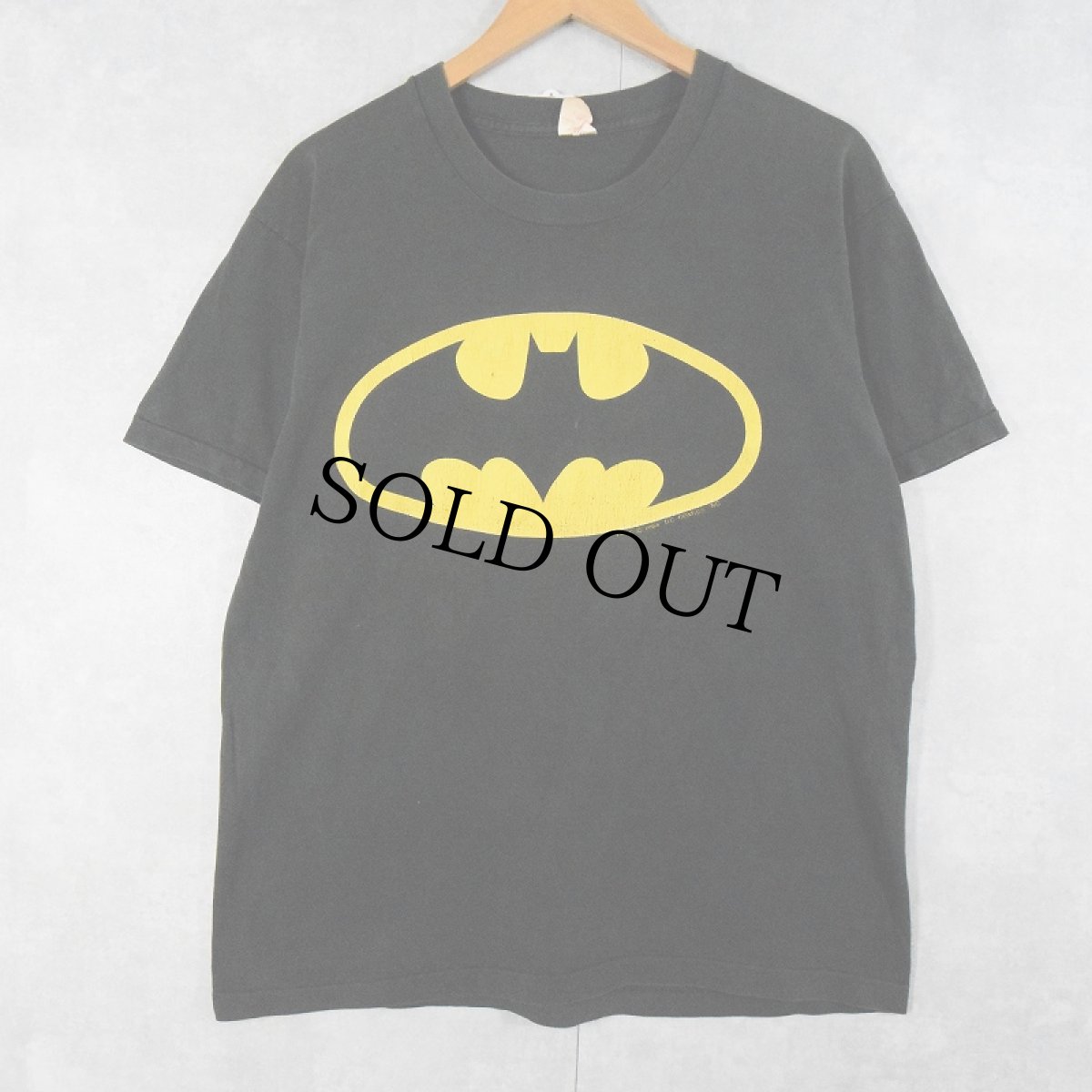 画像1: 90's BATMAN CANADA製 ロゴプリントTシャツ L (1)