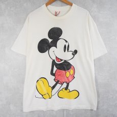 画像1: 90's Disney USA製 MICKEY MOUSE キャラクター大判プリントTシャツ  (1)