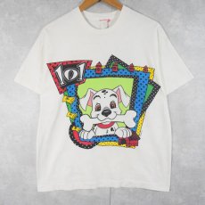 画像1: 90's Disney 101 DALMATIANS キャラクタープリントTシャツ  (1)