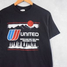 画像1: 70〜80's USA製 "UNITED" プリントTシャツ L (1)