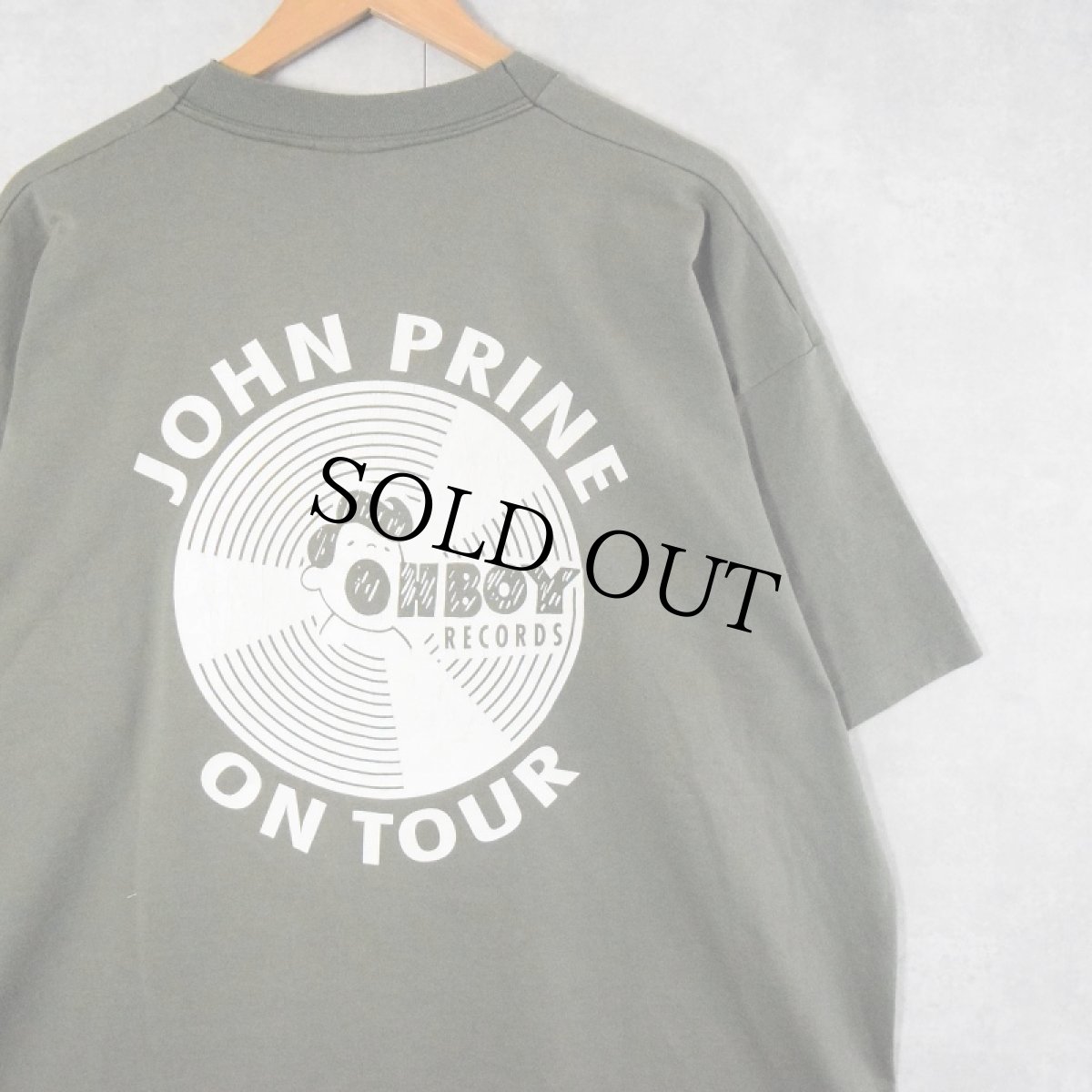 画像2: 90's John Prine USA製 "JOHN PRINE ON TOUR" シンガーソングライター ツアーTシャツ XXL (2)